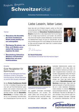 Schweitzer lokal Bayern - ePaper