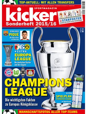 kicker Champions League Sonderheft - ePaper