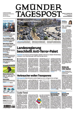 Gmünder Tagespost - ePaper