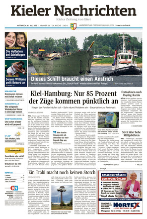 Kieler Nachrichten Vom 10.07.2019 – Als EPaper Im IKiosk Lesen