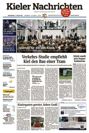 Kieler Nachrichten Vom 17.08.2019 – Als EPaper Im IKiosk Lesen