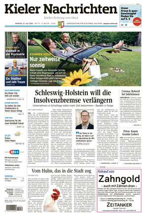 Kieler Nachrichten Vom 27.07.2020 – Als EPaper Im IKiosk Lesen