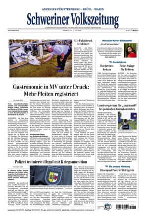 Schweriner Volkszeitung - Anzeiger für Sternberg Brüel Warin