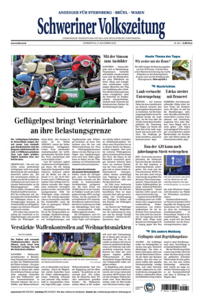 Schweriner Volkszeitung - Anzeiger für Sternberg Brüel Warin