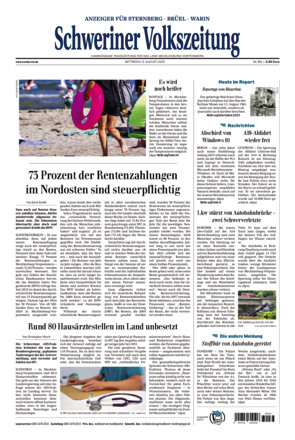 Schweriner Volkszeitung - Anzeiger für Sternberg Brüel Warin
