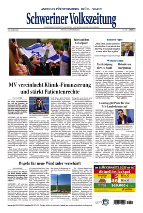 Schweriner Volkszeitung - Anzeiger für Sternberg Brüel Warin - ePaper