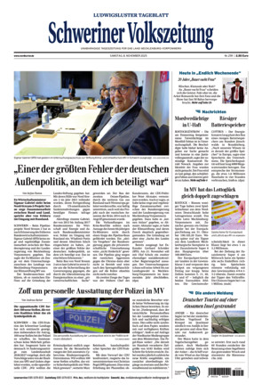 Schweriner Volkszeitung - Ludwigsluster Tageblatt