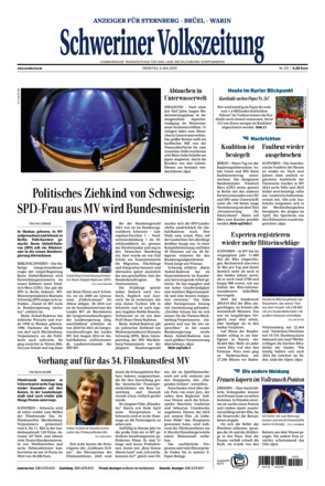 Schweriner Volkszeitung - Anzeiger für Sternberg Brüel Warin
