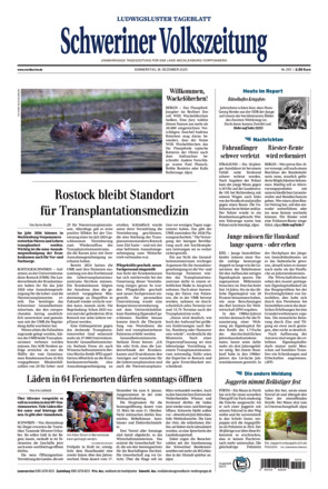 Schweriner Volkszeitung - Ludwigsluster Tageblatt
