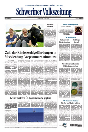 Schweriner Volkszeitung - Anzeiger für Sternberg Brüel Warin