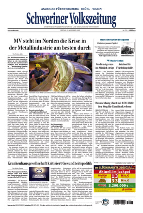 Schweriner Volkszeitung - Anzeiger für Sternberg Brüel Warin