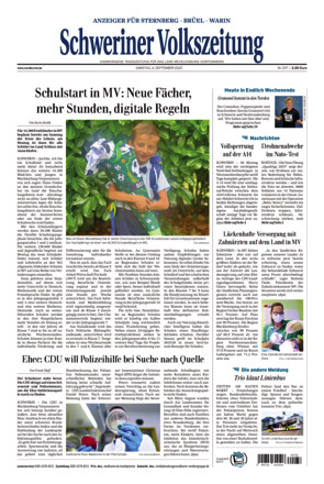 Schweriner Volkszeitung - Anzeiger für Sternberg Brüel Warin