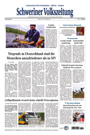 Schweriner Volkszeitung - Anzeiger für Sternberg Brüel Warin