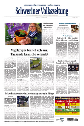 Schweriner Volkszeitung - Anzeiger für Sternberg Brüel Warin