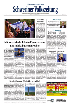 Schweriner Volkszeitung - Güstrower und Bützow - ePaper