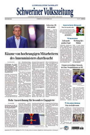 Schweriner Volkszeitung - Ludwigsluster Tageblatt