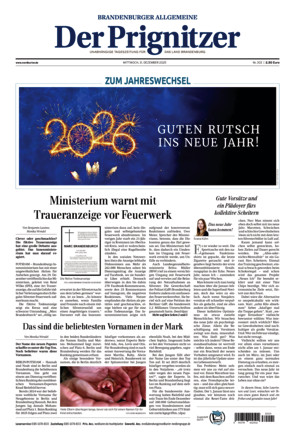 Schweriner Volkzeitung - Der Prignitzer