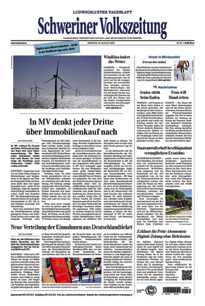 Schweriner Volkszeitung - Ludwigsluster Tageblatt