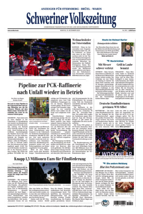 Schweriner Volkszeitung - Anzeiger für Sternberg Brüel Warin