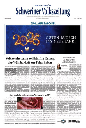 Schweriner Volkszeitung - Parchim und Lübz