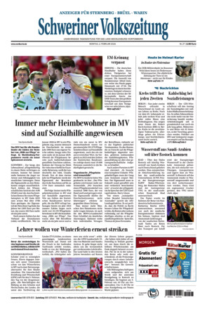 Schweriner Volkszeitung - Anzeiger für Sternberg Brüel Warin