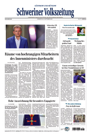 Schweriner Volkszeitung - Güstrower und Bützow