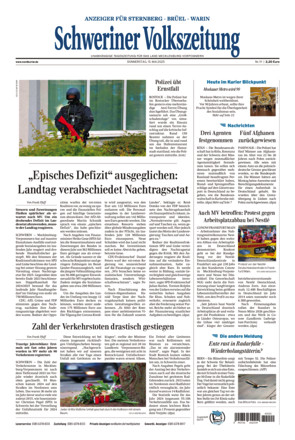 Schweriner Volkszeitung - Anzeiger für Sternberg Brüel Warin