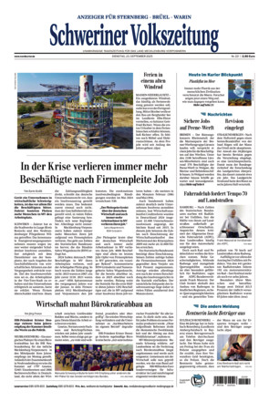 Schweriner Volkszeitung - Anzeiger für Sternberg Brüel Warin