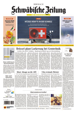 Schwäbische Zeitung Biberach Vom 17.06.2023 – Als EPaper Im IKiosk Lesen