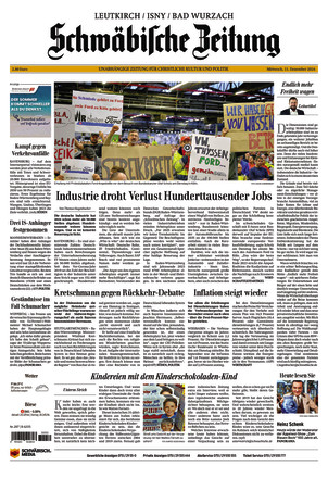 Schwäbische Zeitung Leutkirch - ePaper