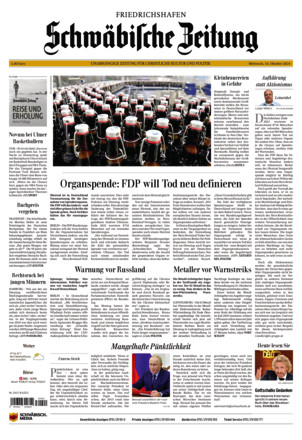 Schwäbische Zeitung Friedrichshafen - ePaper