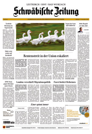 Schwäbische Zeitung Leutkirch