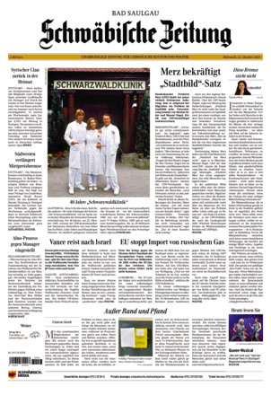 Schwäbische Zeitung Bad Saulgau