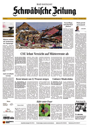 Schwäbische Zeitung Bad Saulgau - ePaper