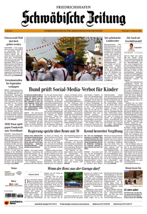 Schwäbische Zeitung Friedrichshafen - ePaper