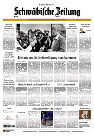 Schwäbische Zeitung Bad Saulgau - ePaper