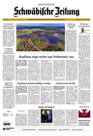 Schwäbische Zeitung Bad Saulgau