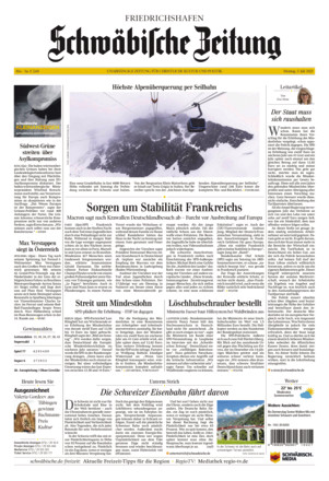 Schwäbische Zeitung Friedrichshafen Vom 03.07.2023 – Als EPaper Im ...