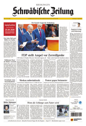 Schwäbische Zeitung Riedlingen - ePaper