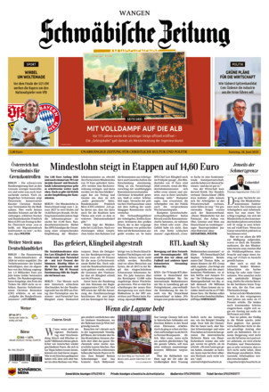 Schwäbische Zeitung Wangen - ePaper