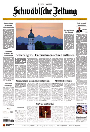 Schwäbische Zeitung Riedlingen