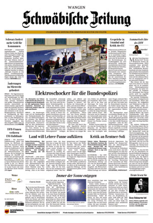 Schwäbische Zeitung Wangen