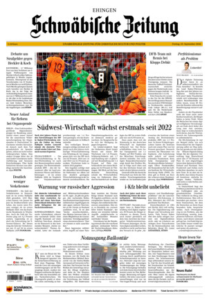 Schwäbische Zeitung Ehingen - ePaper