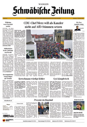 Schwäbische Zeitung Wangen