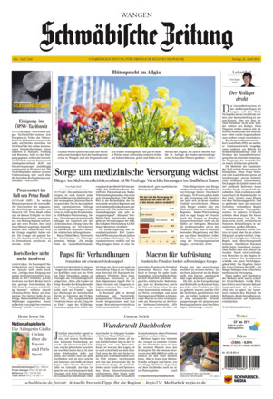 Schwäbische Zeitung Wangen - ePaper