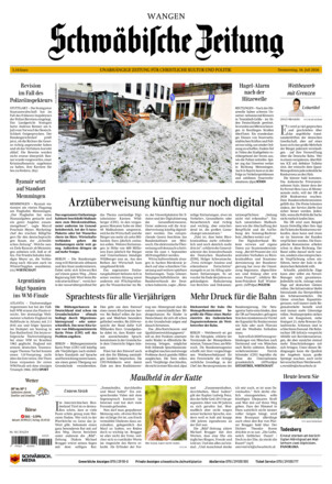Schwäbische Zeitung Wangen