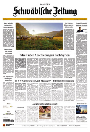 Schwäbische Zeitung Wangen