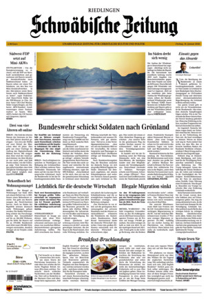 Schwäbische Zeitung Riedlingen