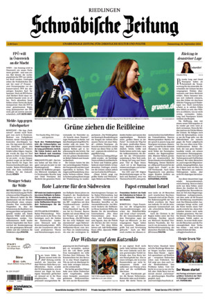 Schwäbische Zeitung Riedlingen