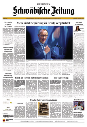 Schwäbische Zeitung Riedlingen